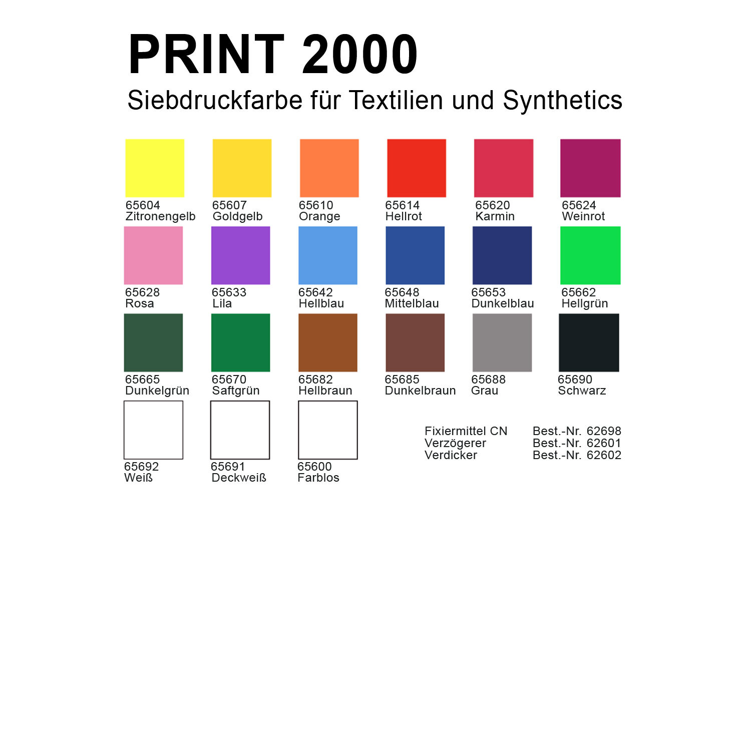 NEU PAINT IT EASY Siebdruckfarbe DEKAPRINT 2000, 250 ml, Farblos Bild 2