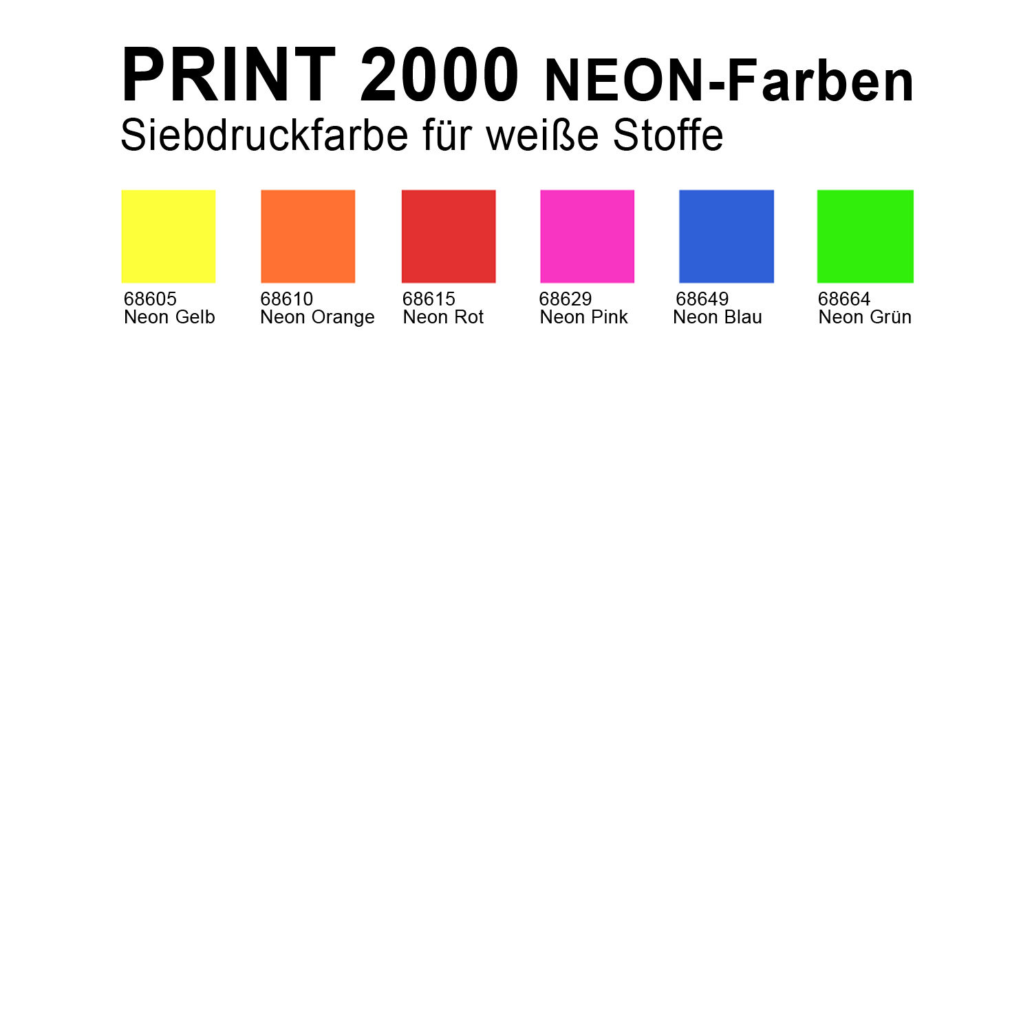 NEU PAINT IT EASY Siebdruckfarbe DEKAPRINT 2000 Neon, 250 ml, Neon-Gelb Bild 2