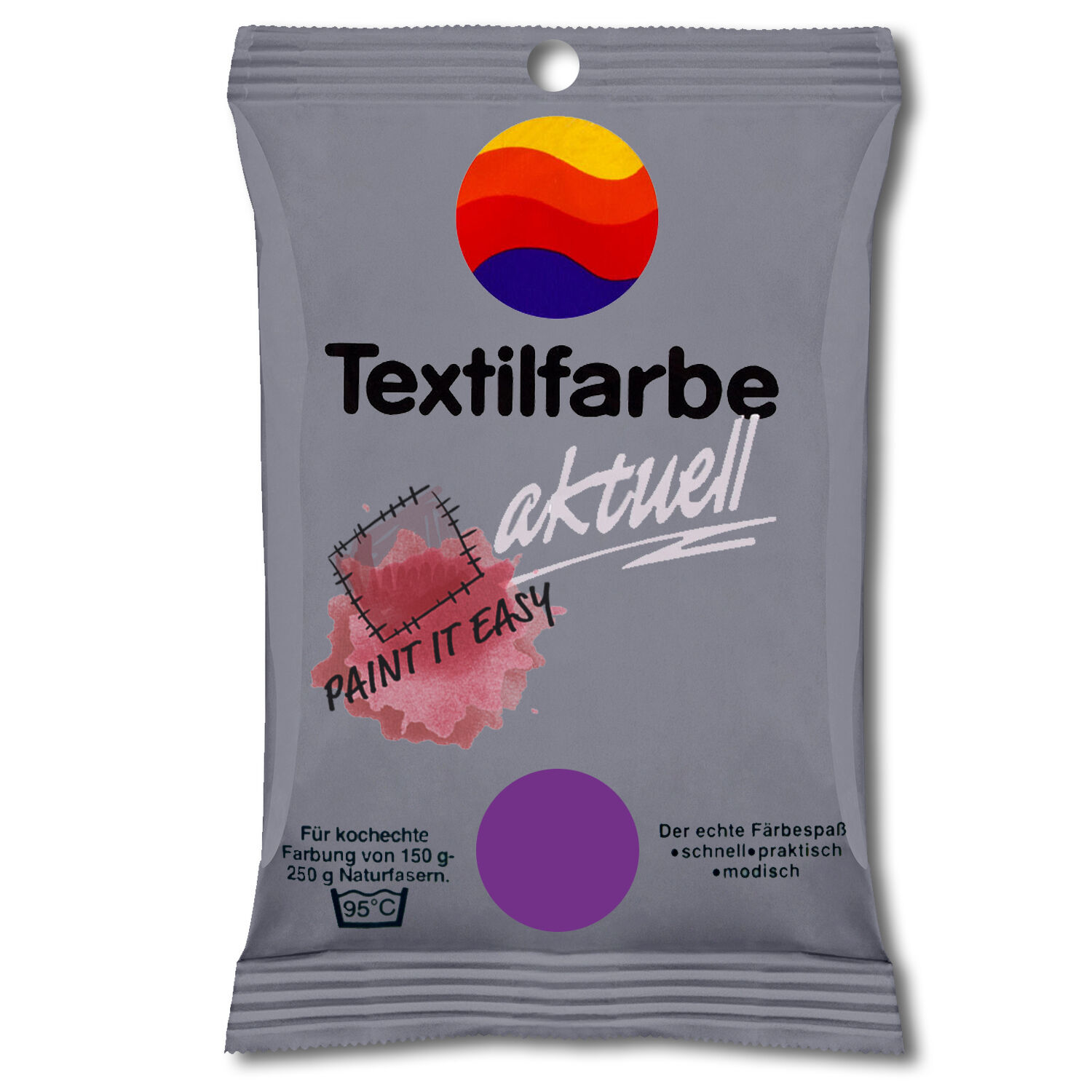 NEU PAINT IT EASY Batik- und Frbefarbe/ Textilfarbe aktuell, 10 g, Violett