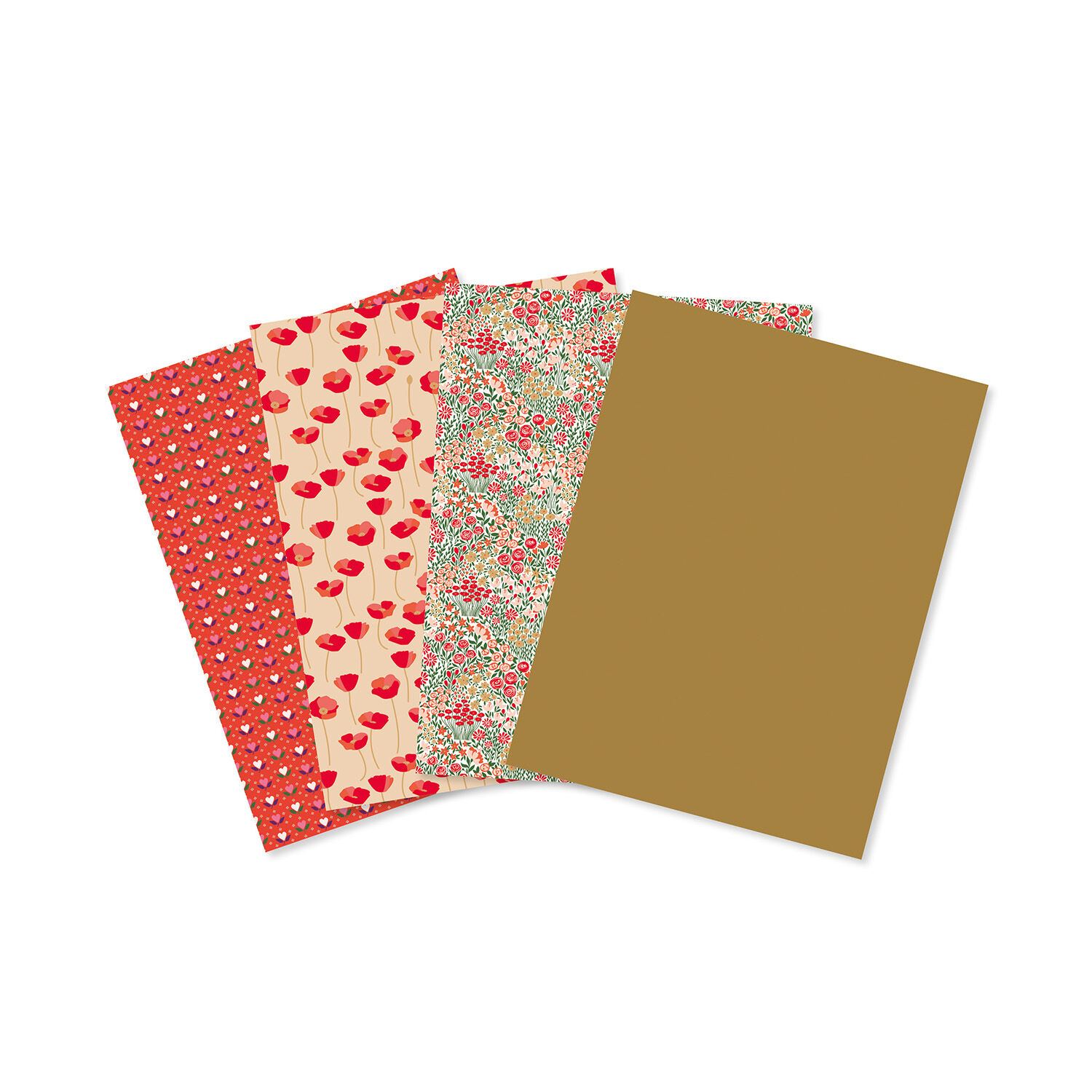 Decoupage- / Decopatch-Papier Pocket-Sortierung mit 4 Blatt Dcopatch-Papier 30x40 cm - DP032C sortiert Bild 2