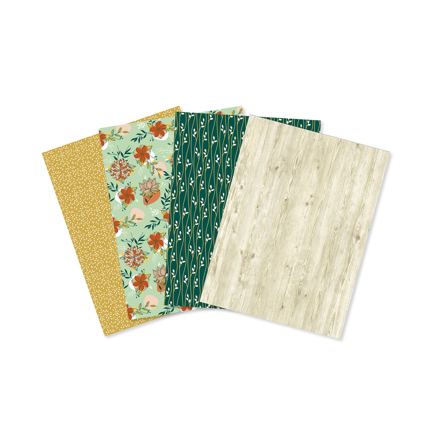 Decoupage- / Decopatch-Papier Pocket-Sortierung mit 4 Blatt Dcopatch-Papier 30x40 cm - DP035C sortiert Bild 2