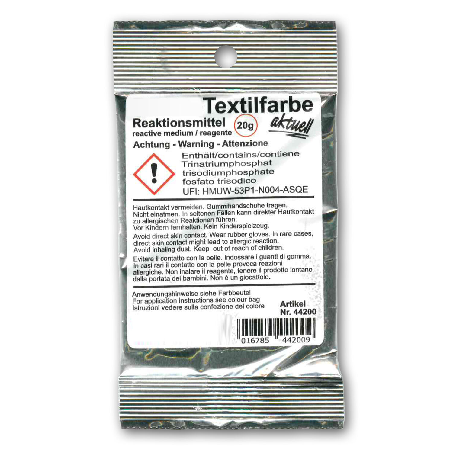NEU PAINT IT EASY Batik- und Frbefarbe/ Textilfarbe aktuell Reaktionsmittel, 20 g