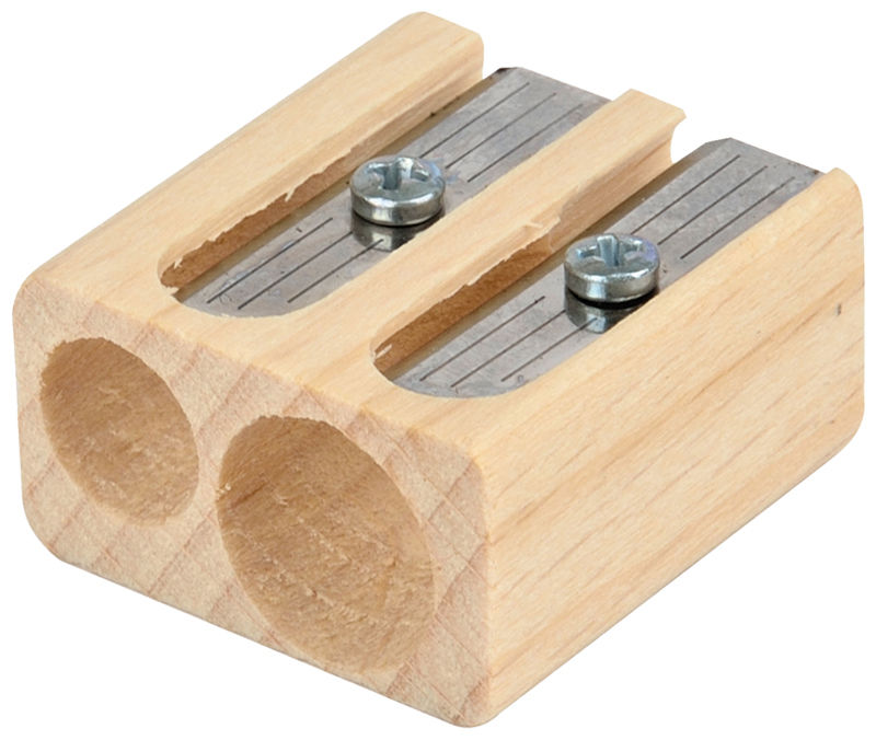 Doppelspitzer aus Holz für Stifte 7mm + 10 mm