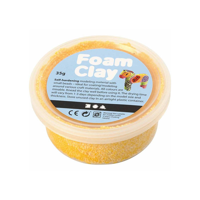 SALE Foam Clay Modelliermasse, 35g, gelb