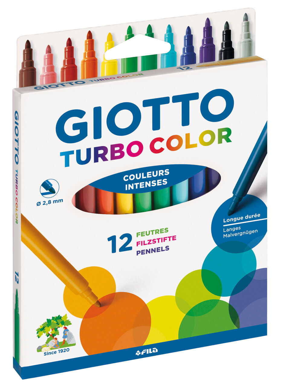 SALE Lyra Giotto Filzstifte Turbo Color 12er-Set