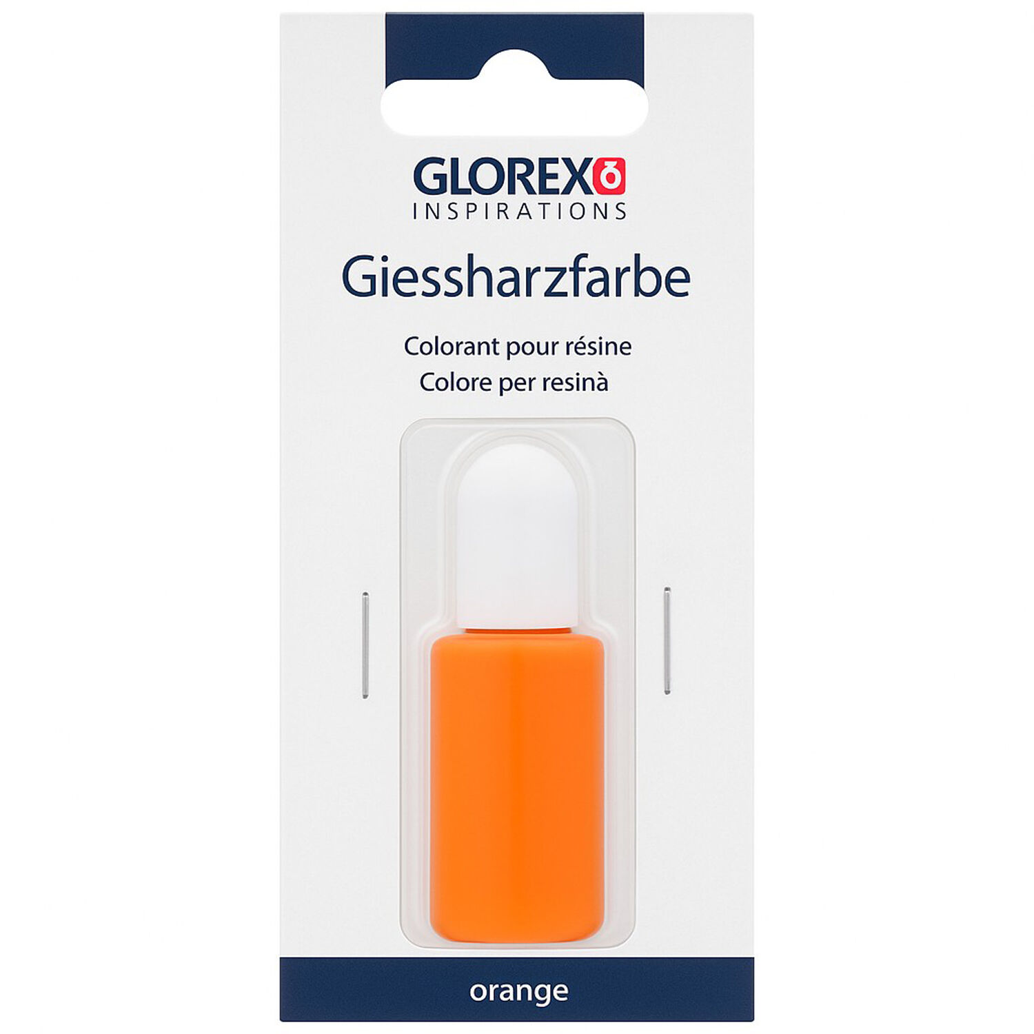 SALE Gie�harz-Farbe, transparent, 10ml, orange