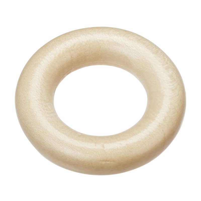 SALE Holzring, 2 Stck, 36x8 mm, Natur lackiert