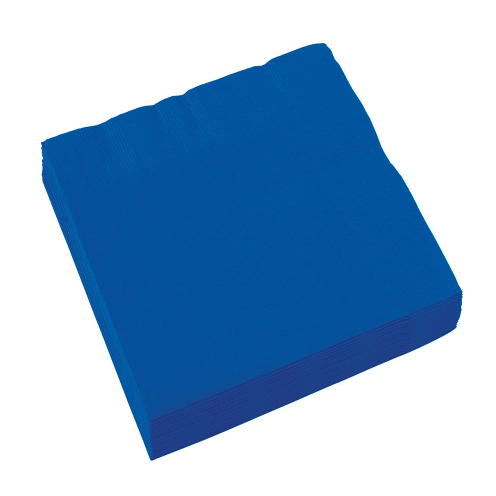 Servietten blau, 33 x 33 cm, 20 Stück