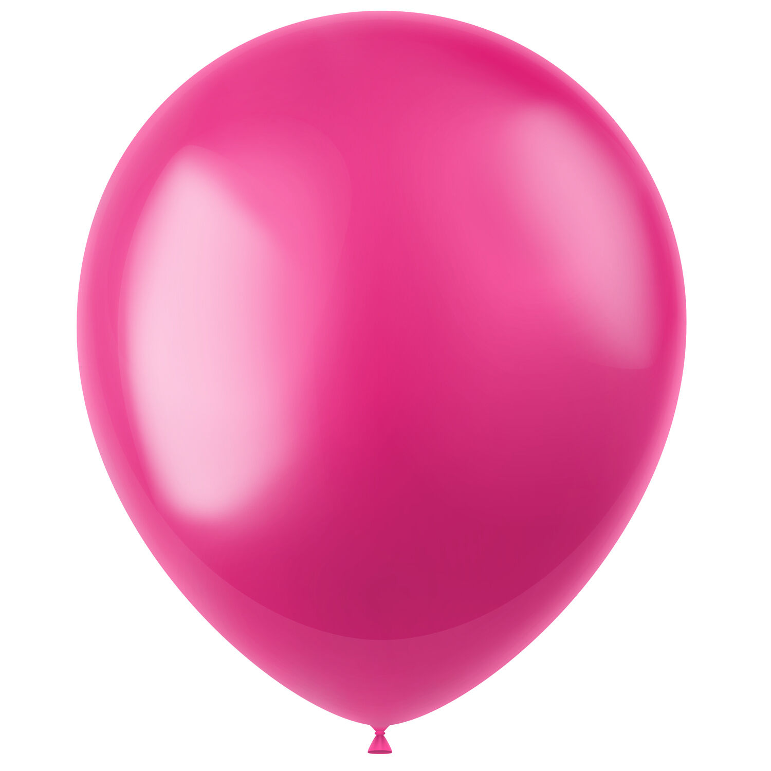 NEU Latex-Luftballons glnzend, 33cm, pink, 10 Stck, Metallic-Ballons