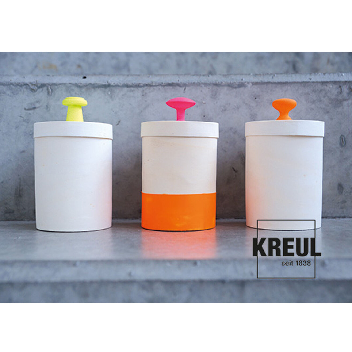Kreul Neon-Acrylfarbe 20ml Gelb Bild 3