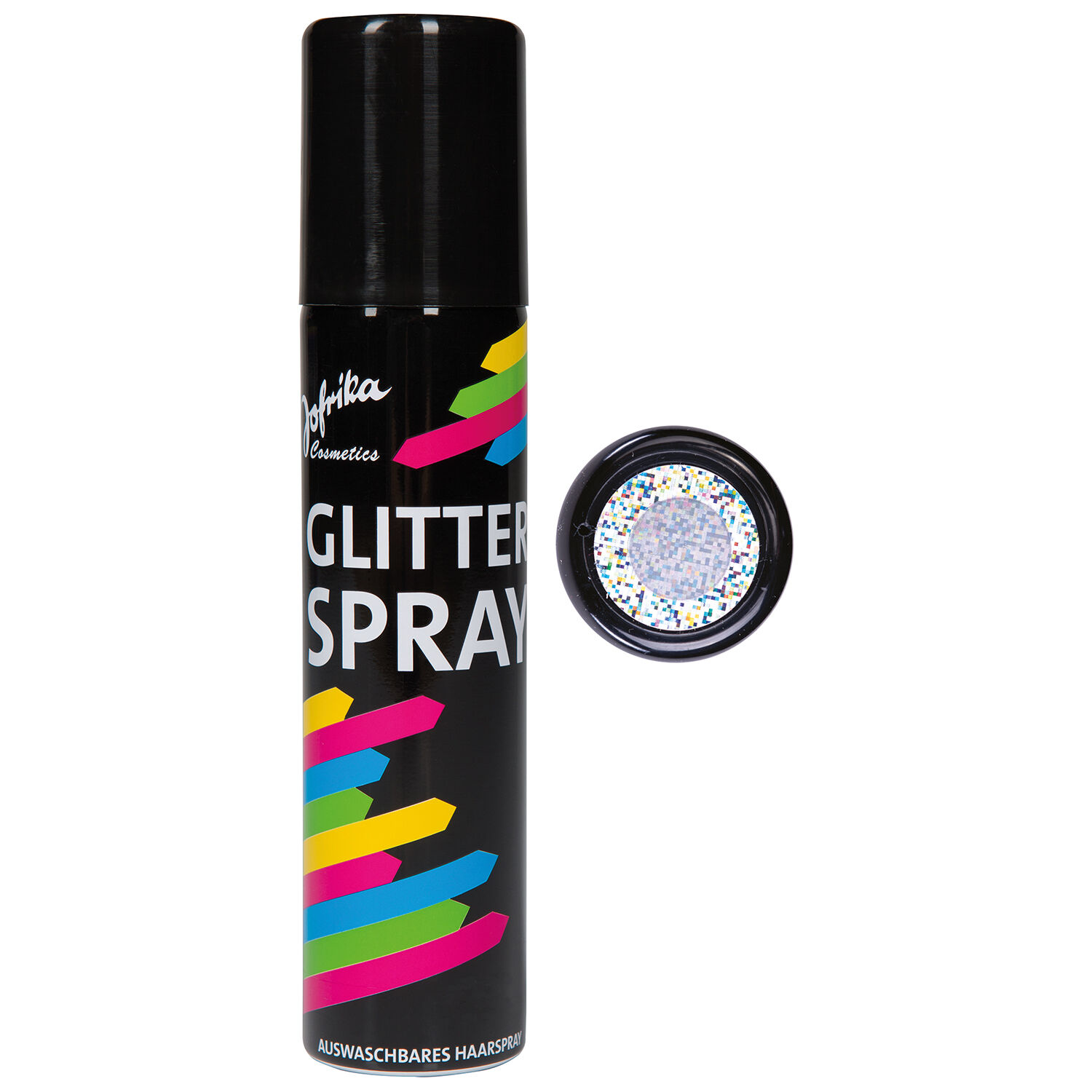 NEU Color-Glitter-Haarspray, 100ml, silber