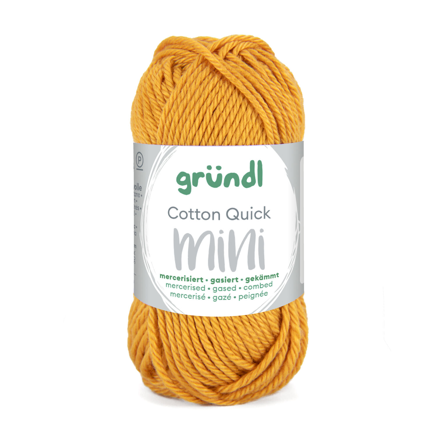 NEU Baumwollgarn / Hkelgarn, Cotton Quick Mini, 15 g, Senf