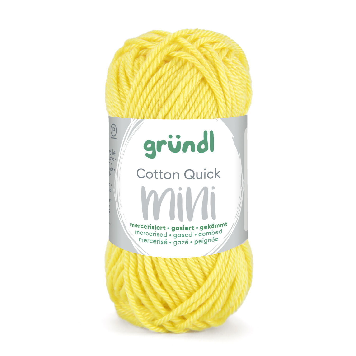 NEU Baumwollgarn / Hkelgarn, Cotton Quick Mini, 15 g, Gelb