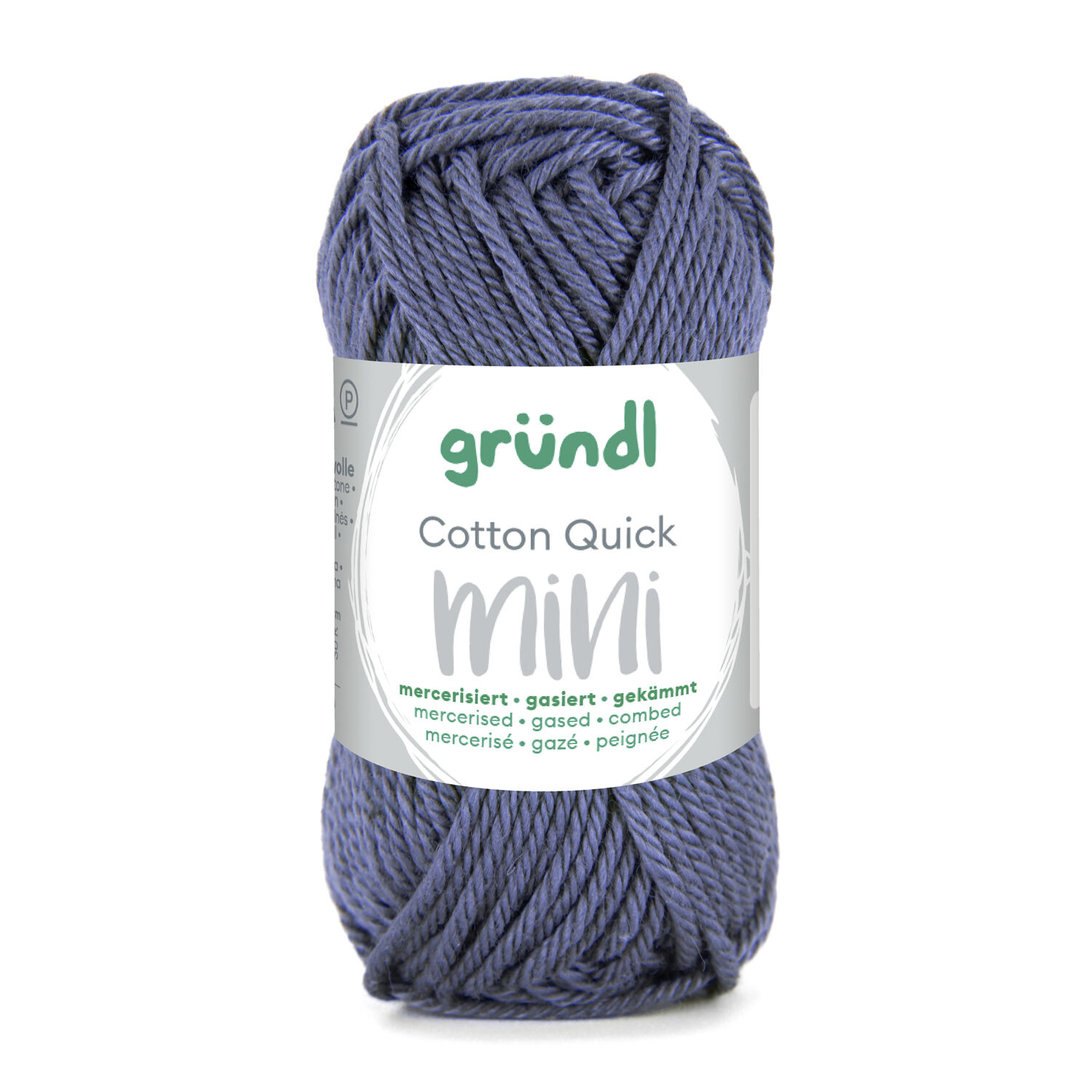 NEU Baumwollgarn / Hkelgarn, Cotton Quick Mini, 15 g, Graublau