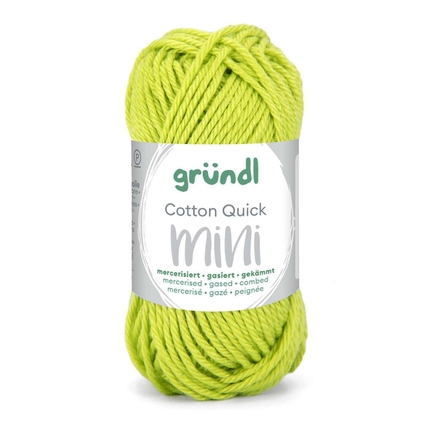 NEU Baumwollgarn / Hkelgarn, Cotton Quick Mini, 15 g, Hellgrn