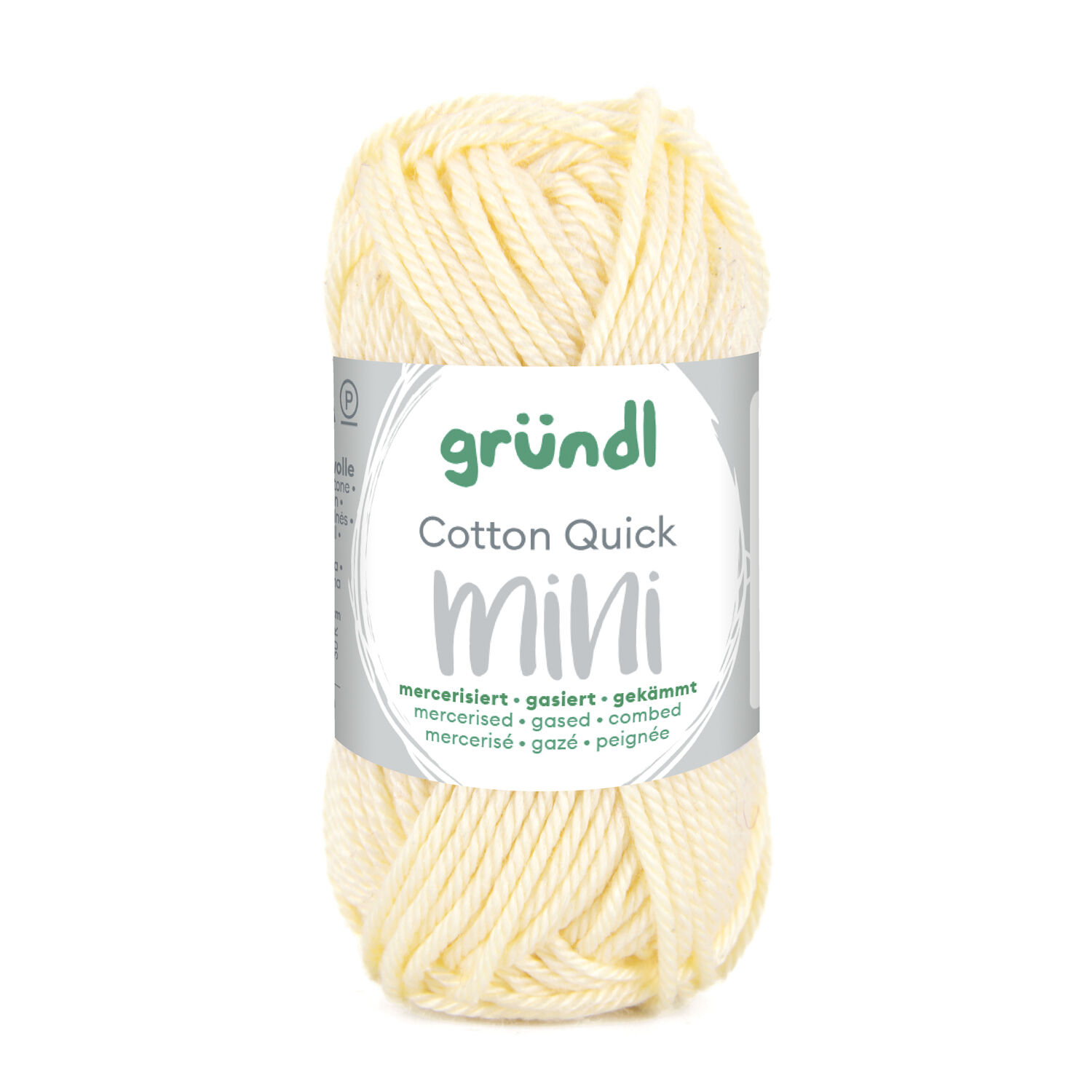 NEU Baumwollgarn / Hkelgarn, Cotton Quick Mini, 15 g, Pastellgelb