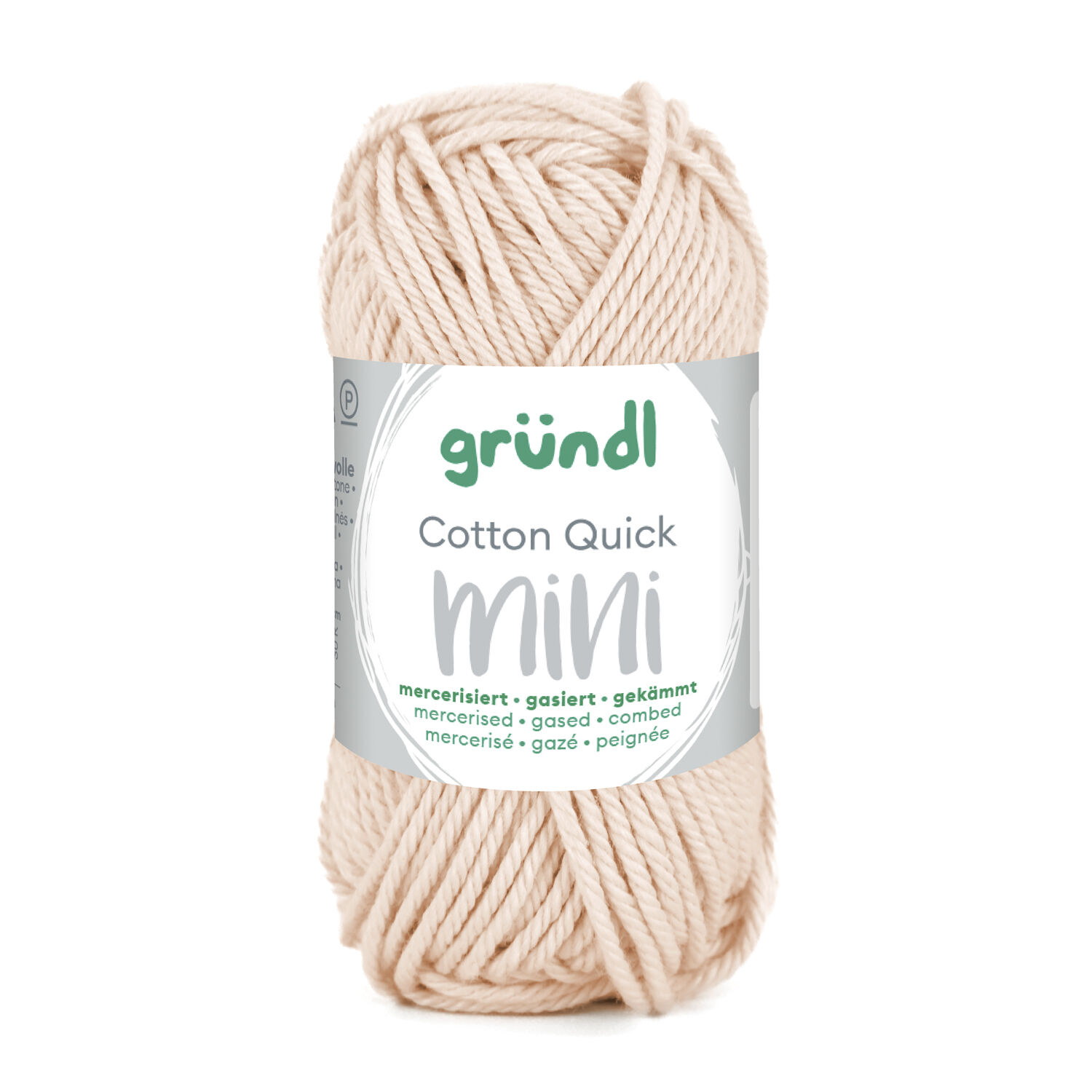 NEU Baumwollgarn / Hkelgarn, Cotton Quick Mini, 15 g, Eierschale