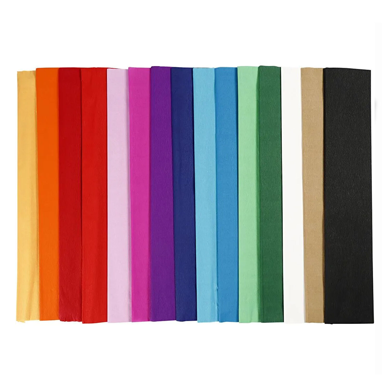 Krepp-Papier, 1 Rolle, 50x250 cm, Wei Bild 2