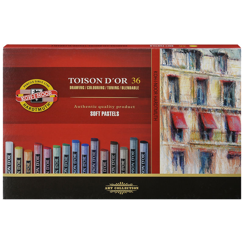 Toison D'or Set 36 Farben, Pastellkreide