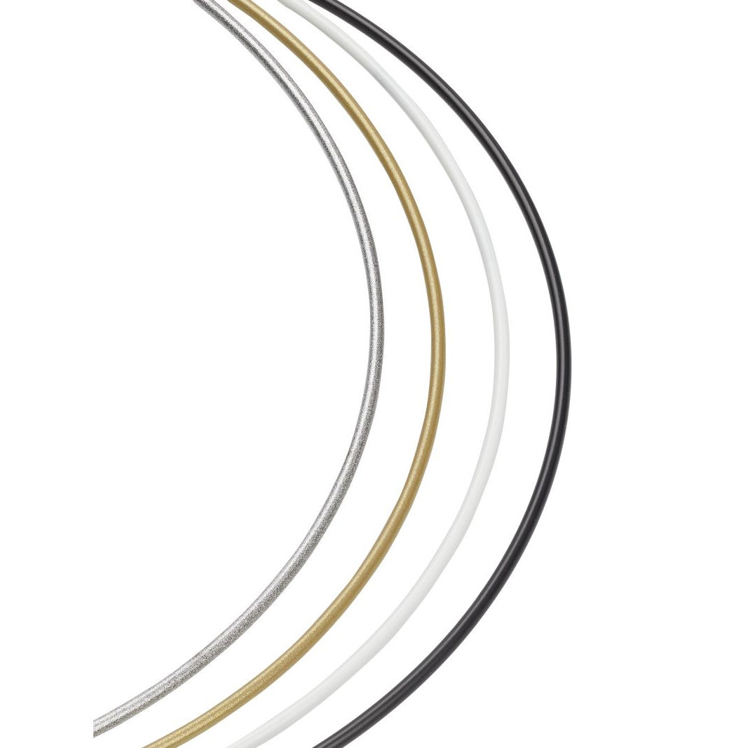 NEU Metall-Ring, Weiß beschichtet, 5 Stück, 10 cm Bild 2