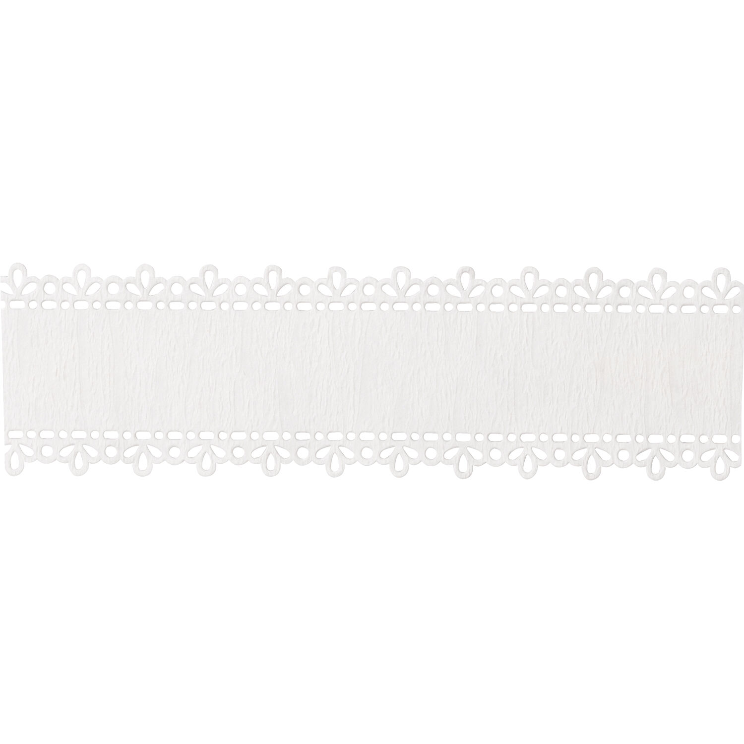 NEU Papierspitze selbstklebend, 2 m x 30 mm, Wei Bild 2