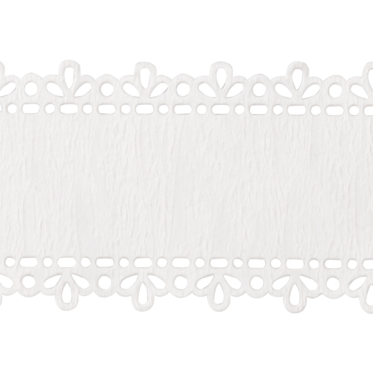NEU Papierspitze selbstklebend, 2 m x 30 mm, Wei Bild 3