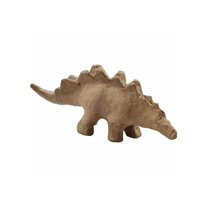 Pappmaché-Figur, Stegosaurus, ca.10,5x22x5,5cm