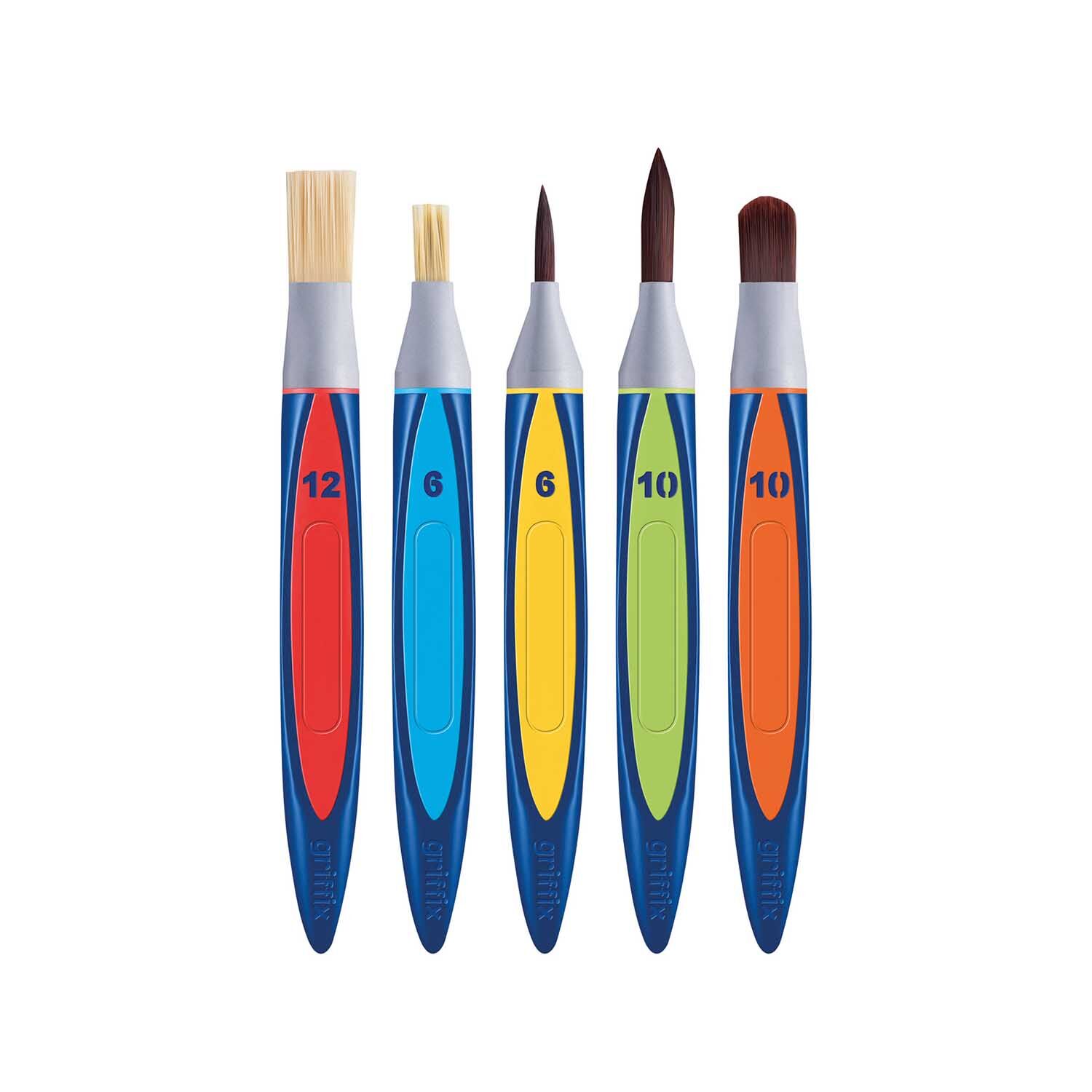 SALE Pelikan Griffix Pinselset mit Pinselband, 5er Set Bild 2