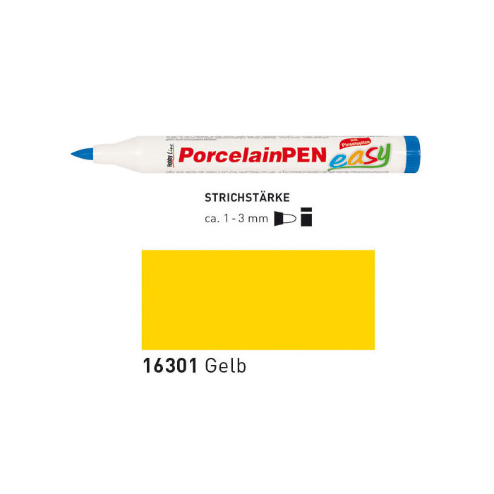 Hobby Line PorcelainPEN easy, Gelb