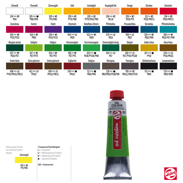 ArtCreation Ölfarbe 200ml Chromoxidgrün Bild 2