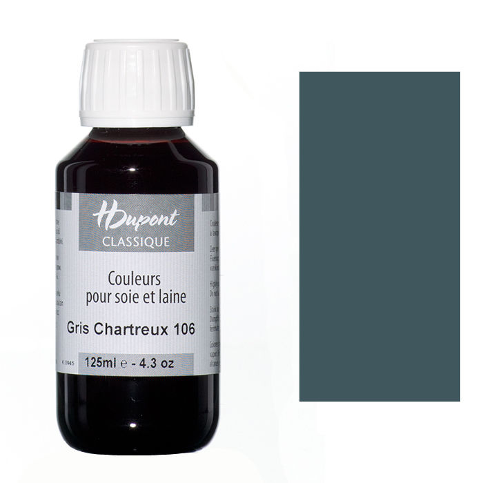 SALE Dupont Seidenmalfarbe 125ml Chartex Grau