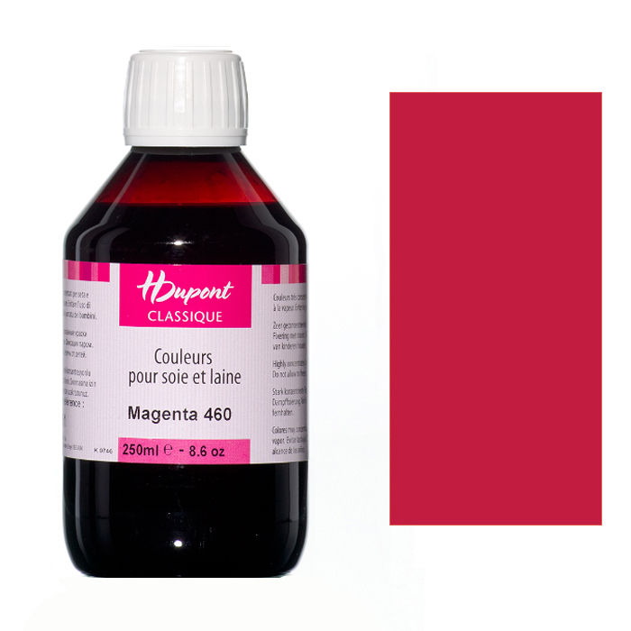 SALE Dupont Seidenmalfarbe 250ml Magenta