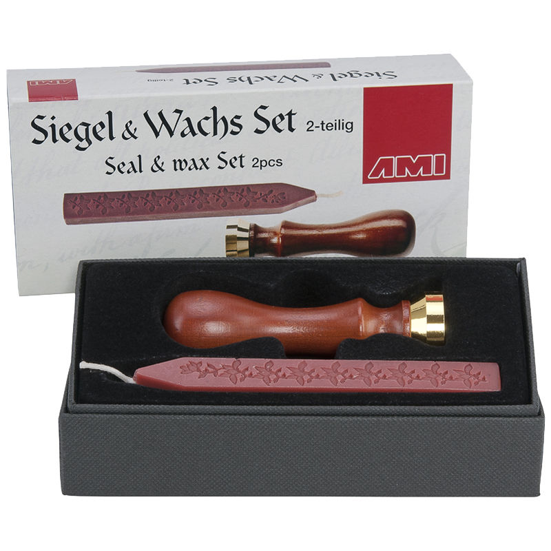 SALE Siegel & Wachs Set 2-teilig