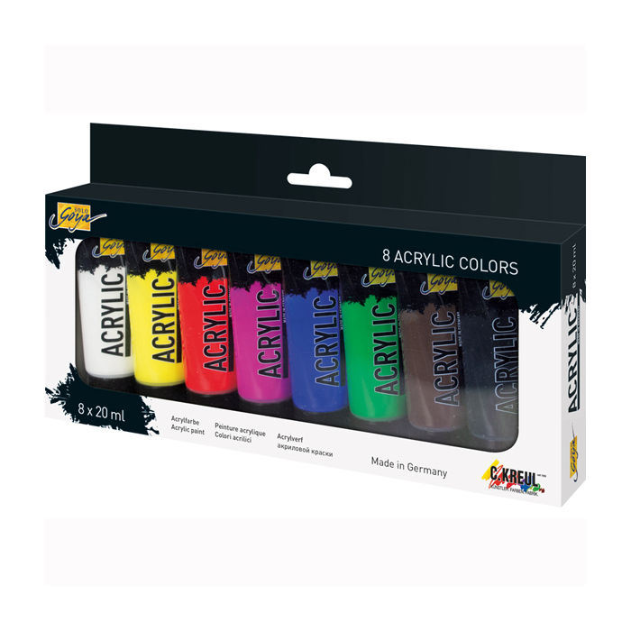 Solo Goya Acrylic Set, 8x 20ml