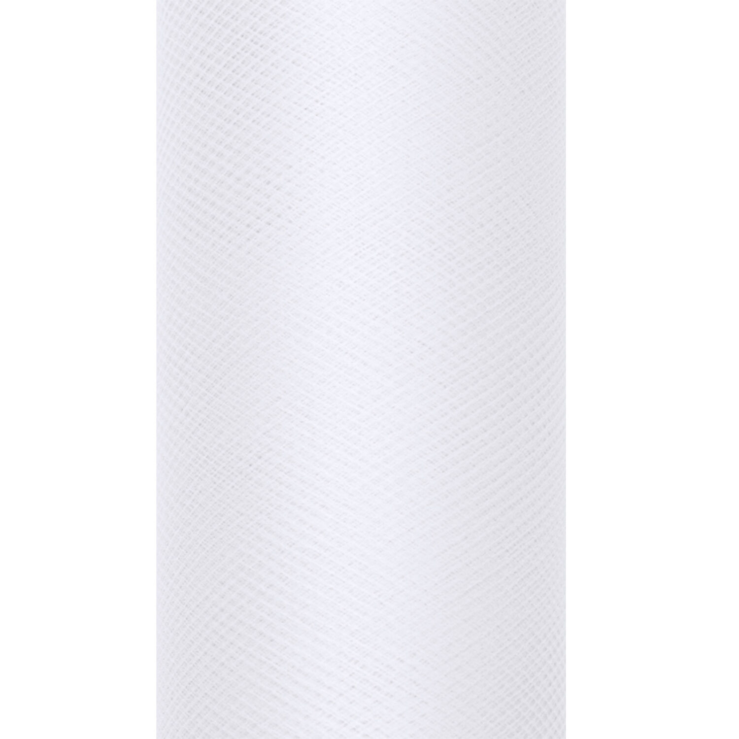 T�llstoff glatt, Breite 30cm, L�nge 9m, Wei�