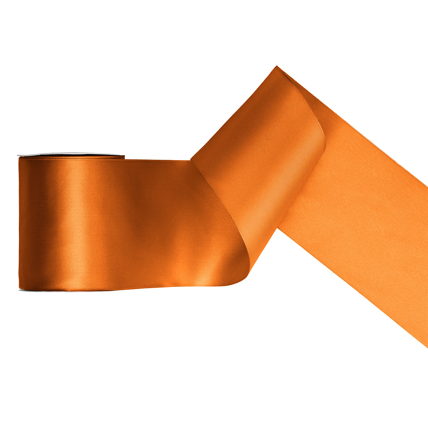Satinband / Tischband, Breite 100mm, L�nge 25m, Rostrot Bild 2