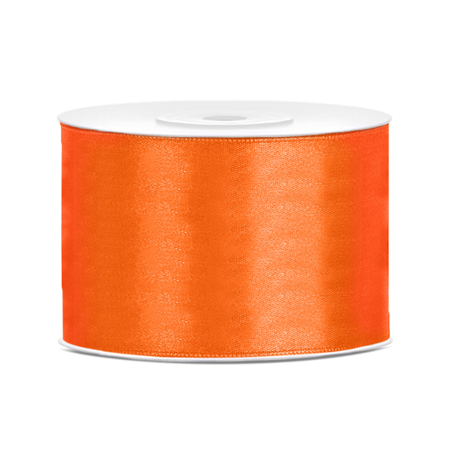 Satinband / Schleifenband, Breite 50mm, L�nge 25m, Orange