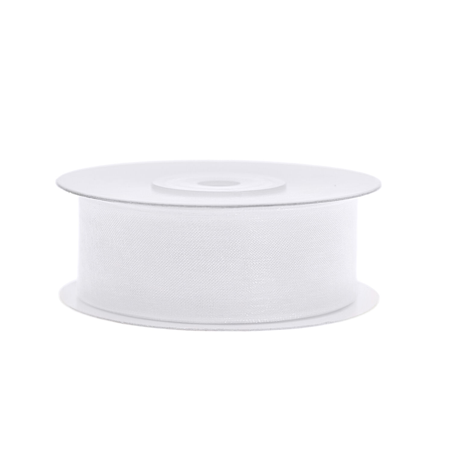Chiffonband / Schleifenband, Breite 25mm, L�nge 25m, Wei�