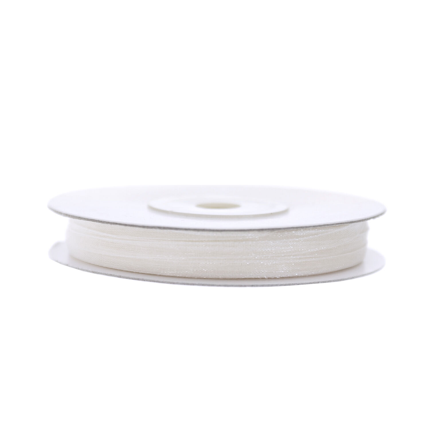 Chiffonband / Schleifenband, Breite 3mm, L�nge 50 m, Wei�