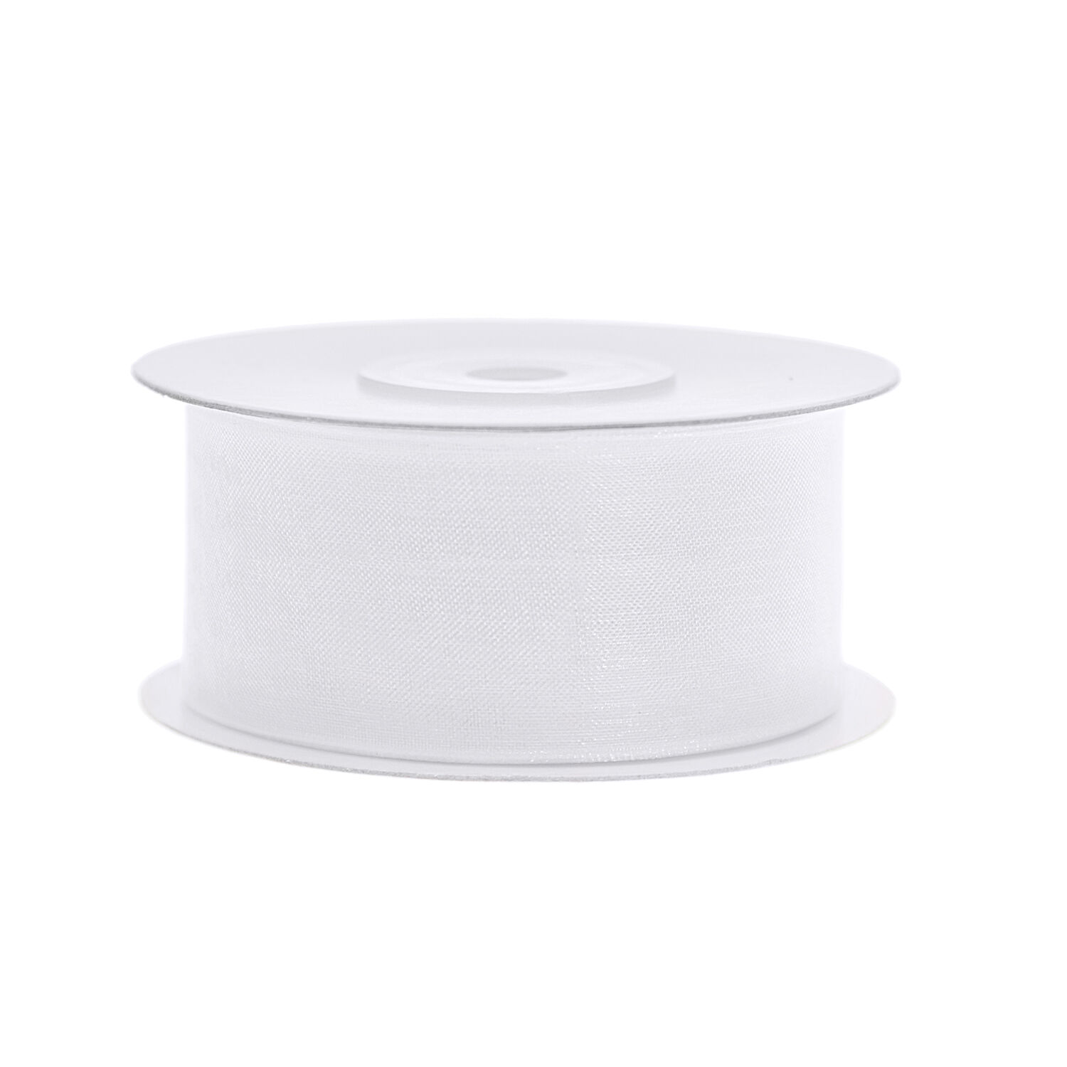 Chiffonband / Schleifenband, Breite 38mm, L�nge 25m, Wei�