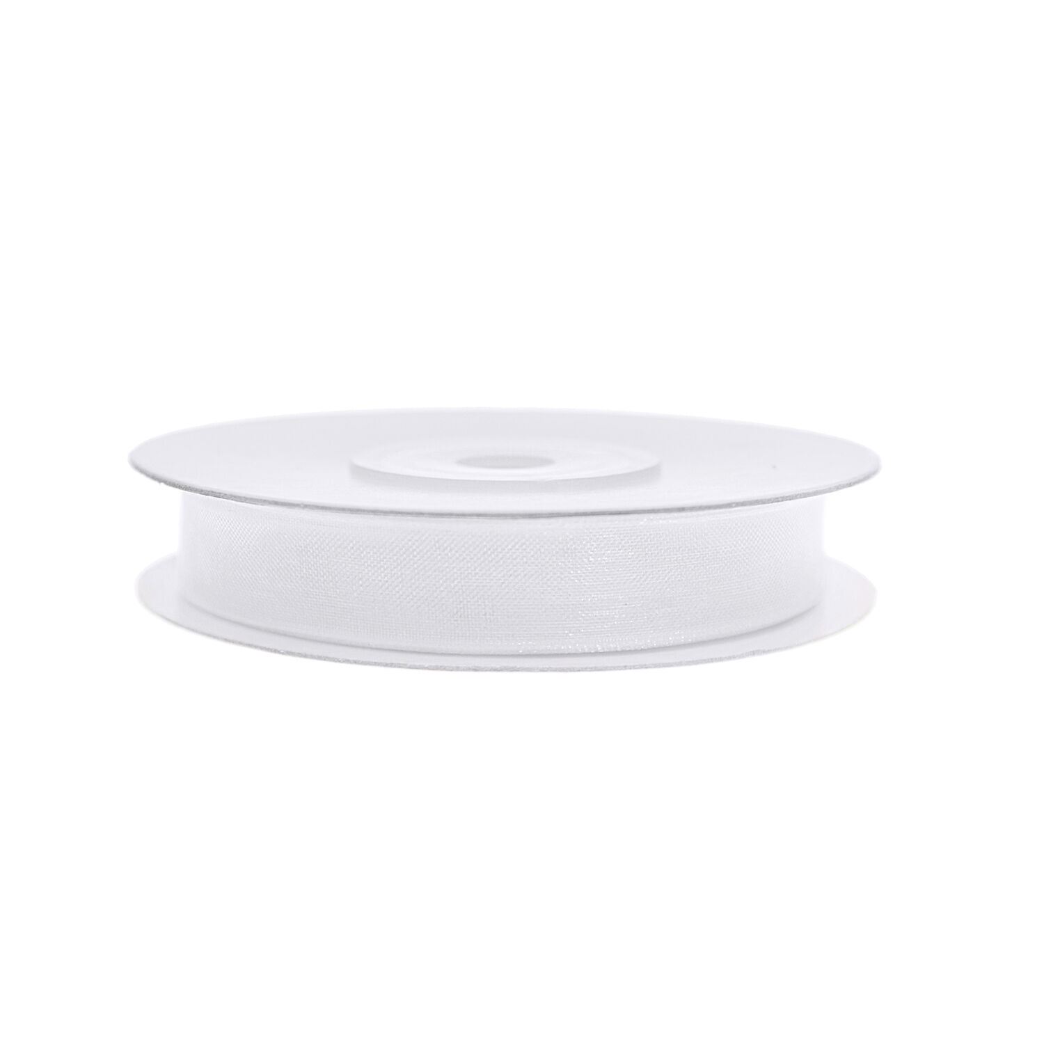 Chiffonband / Schleifenband, Breite 6mm, L�nge 25m, Wei�