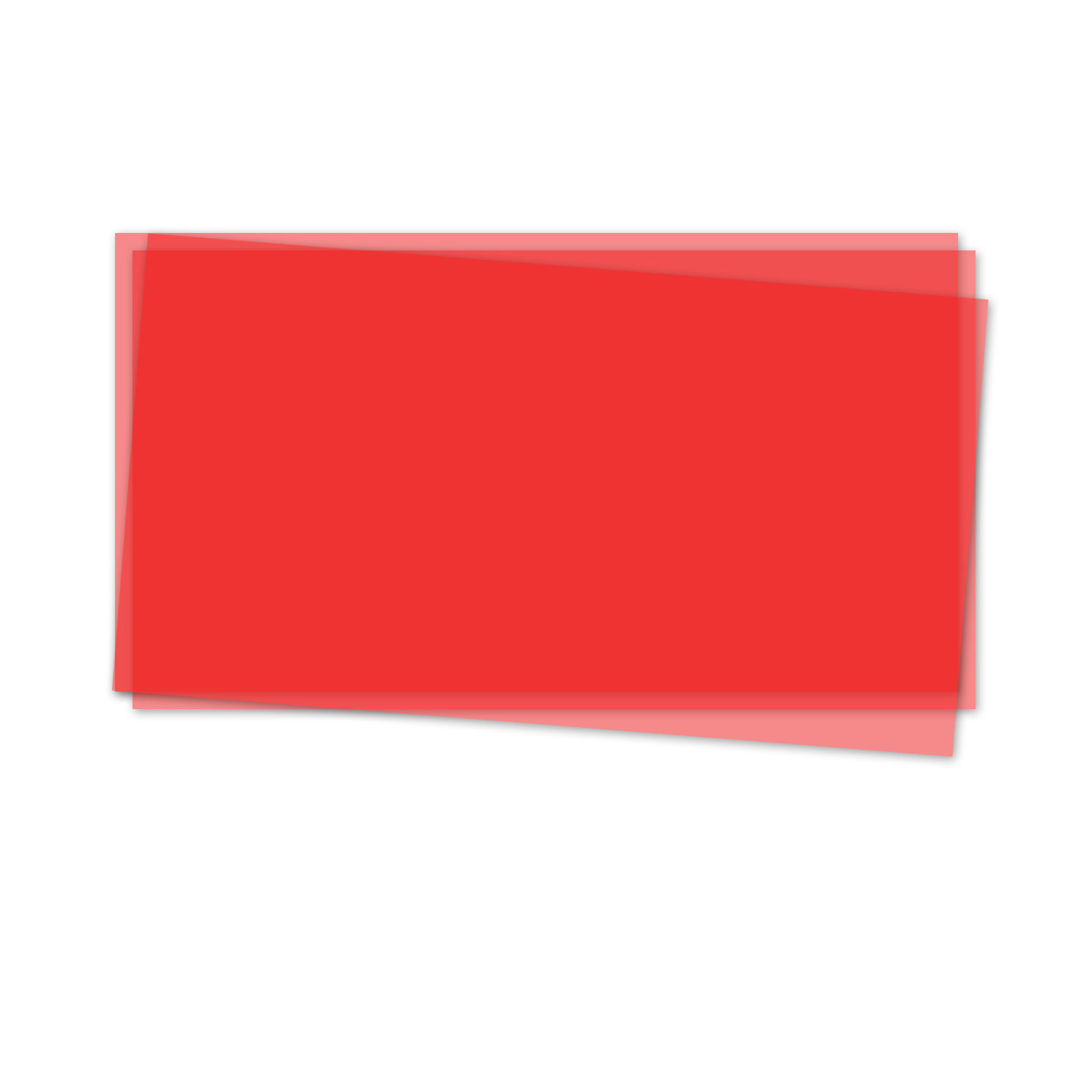 NEU Transparentpapier Extrastark 115g/qm, 50 x 61 cm, 1 Bogen, Rubinrot