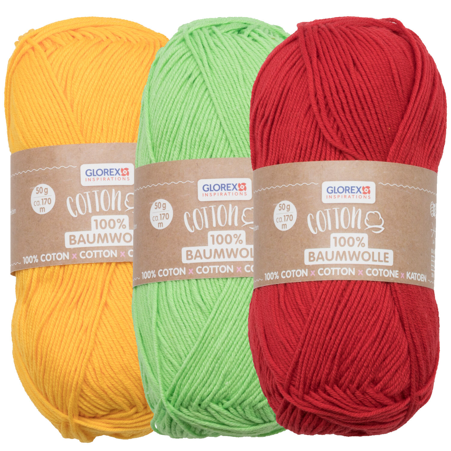 NEU Baumwolle 100% Cotton, 50g wei Bild 5