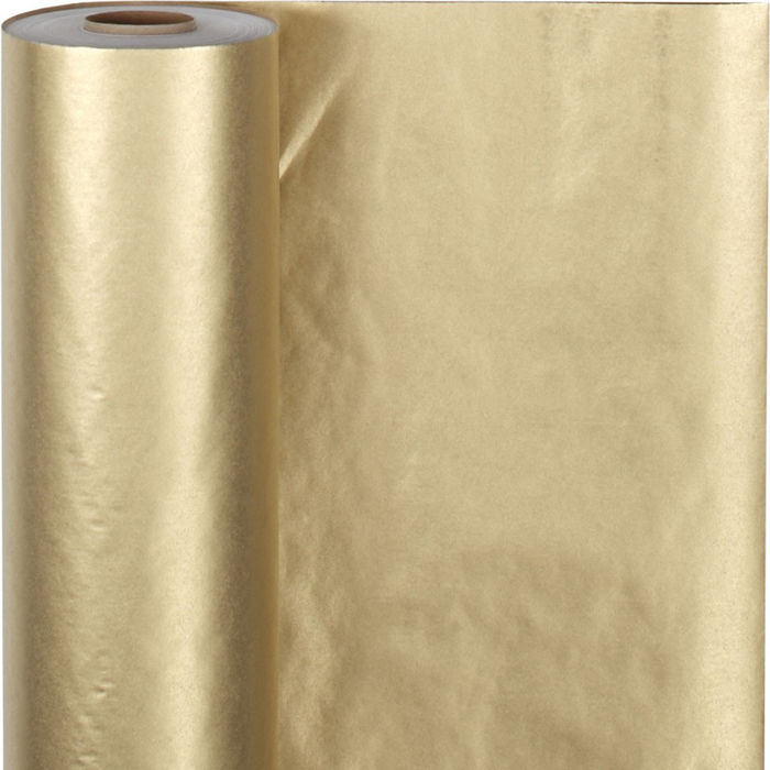 TOP-SELLER ! Geschenkpapier, 50 cm x 100 m, Gold