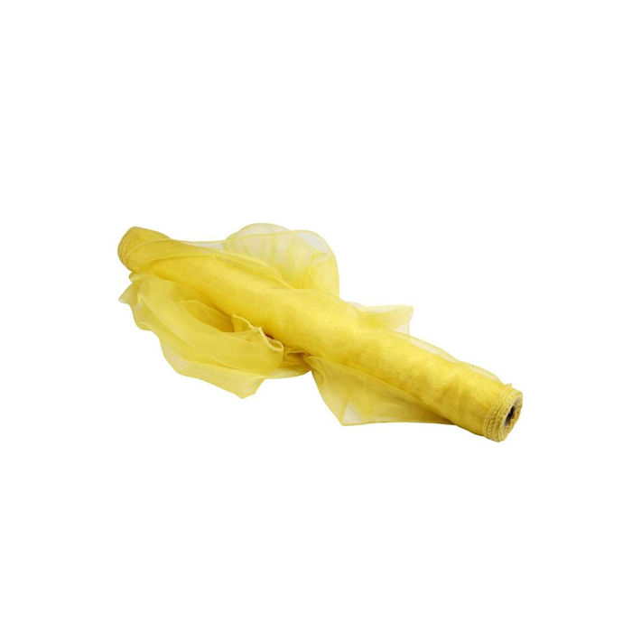 SALE Organzastoff, Breite 50cm, Lnge 10m, Gelb