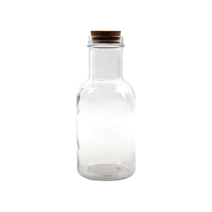 SALE Flasche mit Korkverschluss, 0,5 Liter Höhe18cm
