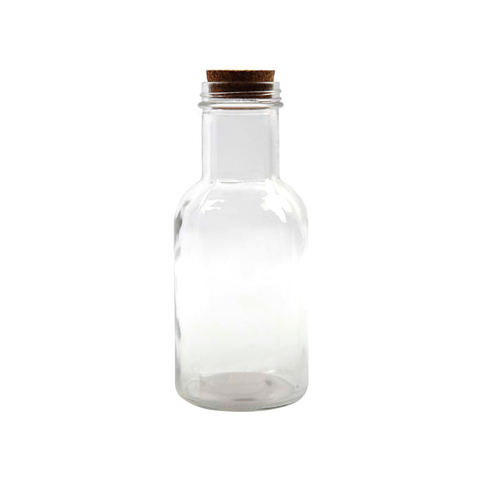 SALE Flasche mit Korkverschluss, 0,5 Liter Hhe18cm