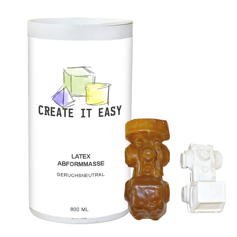 Create It Easy Spezial Latex Abformmasse, geruchlos, zur Tauchformherstellung, 800ml