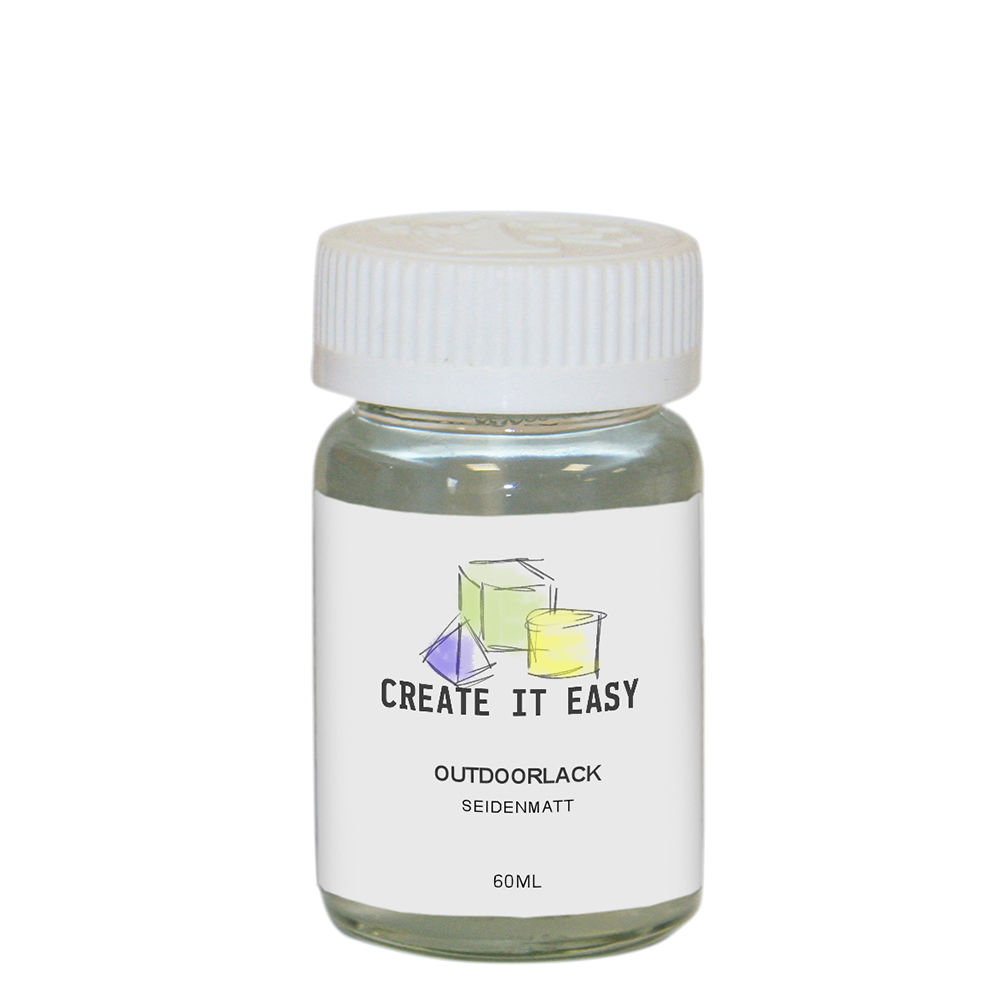 Create It Easy Outdoorlack farblos, seidenmatt, 60 ml lsungsmittelhaltig