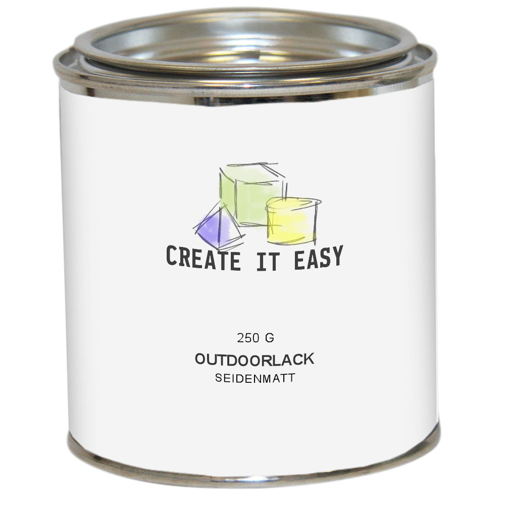 SALE Create It Easy Outdoorlack farblos, seidenmatt, 250 ml lsungsmittelhaltig